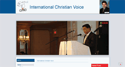 Desktop Screenshot of internationalchristianvoice.com